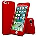 Produktbild CASYLT iPhone 8 Plus Hülle 360 Grad Fullbody Case [inkl. 2X Panzerglas] Premium Komplettschutz Handyhülle Rot