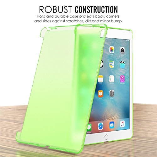 MoKo Hülle für iPad Pro 9.7 – Ultra Slim Translucent Hart Polycarbonate Schale Schutzhülle Case Cover für Apple iPad Pro 9.7 Zoll 2016 Modell Tablet, Matt Grün (Auch für iPad Pro Offizielle Tastatur) - 7