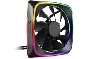Sharkoon RGB Shark Lights, wentylator obudowy, 4044951028924, czarny