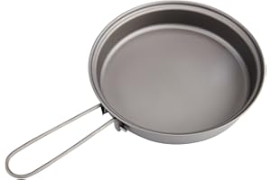TOAKS Titanium Frying Pan Outdoor Camping Picnic Lightweight Equipment Gear 145mm