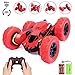 Price comparison product image SGILE RC Stunt Car Toy - 15 KM/H Extreme High Speed 2.4GHz 2WD Remote Control Car Racing Vehicle, LED Headlights Double Sided Rotating Tumbling 360 Degree Flips Off Road Truck, Red