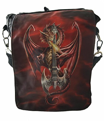 Preisvergleich Produktbild Anne Stokes - Dragon and Guitar, Schultertasche