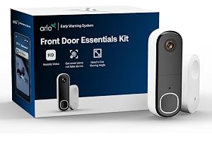 Arlo ESSENTIAL2 HD-videoklocka med V2 BNDL-klocka (europeisk kontakt)