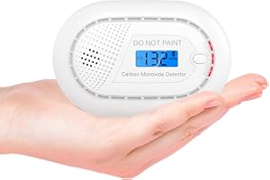 CPVAN Rilevatore Monossido Di Carbonio Con Durata Della Batteria Di 10 Anni, Allarme CO Con Display Digitale, EN 50291, Funziona Con i Modelli SM11R 1 Confezione
