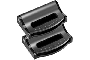 MINSEZHI 2 ajusteurs Ceinture sécurité Voiture,positionneur Clip Ceinture sécurité,Clip Ceinture sécurité véhicule(Noir)