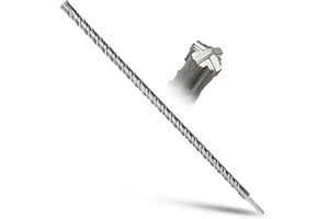 METOTY SDS Plus Bohrer 20mm×600mm，Steinbohrer,Hammerbohrer,Betonbohrer,Für Stein,Beton,Naturstein,Ziegelmauer