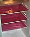 Kuber Industries Refrigerator Drawer Mat / Fridge Mat Set Of 6 Pcs (Pink) RS.329.00