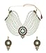 Zaveri Pearls Off-White Non-Precious Metal Choker Necklace Set For Women RS.522.00