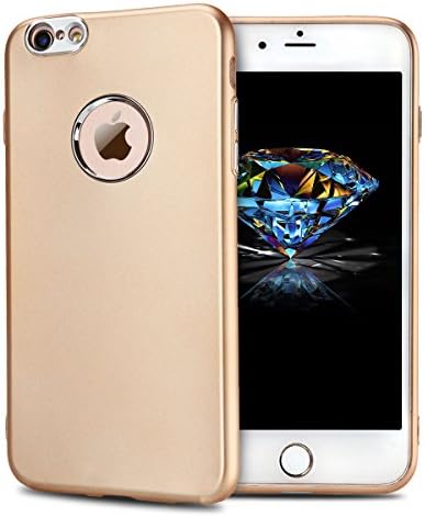 iPhone 6 plus Case iPhone 6s plus Case Silicone Shockproof Anfire Soft Flexible Gel TPU Cover Case for iPhone 6 plus/6s plus (5.5 inch) Ultra Slim Ultra Light Pinkycolor Solid Color Shell Elegant Design Protection Bumper Case New Fashion Case with Soft Touch - Champagne Gold