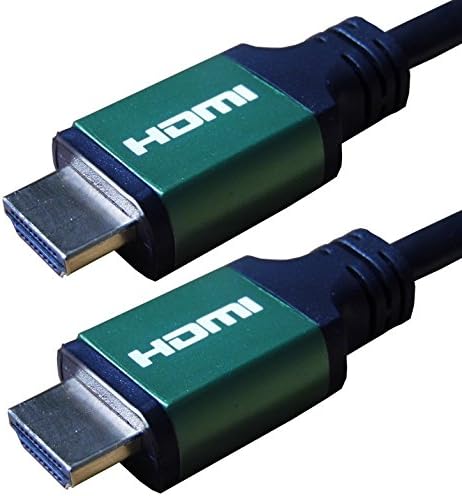 SAC Electronics - HDMI Lead v2.0 4K 2160p, High Speed with Ethernet, HD/UHD/ARC (3 metre, Green Connector)
