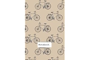 Notebook: Bikes vintage notebook| cycle note book to write in| 110 pages, lined, A5| bike travel journal| creative design| easy to carry| workbook| ... Cycling journal| flexible cover| Note book