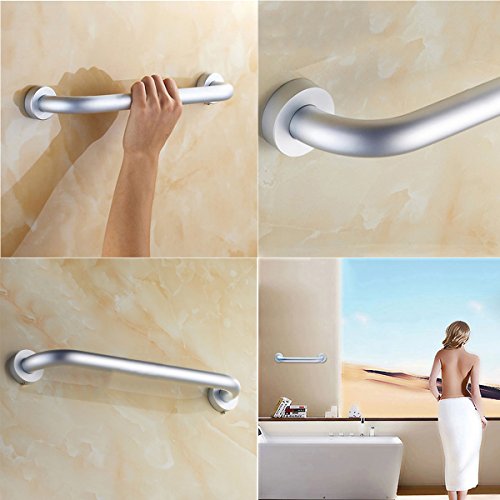 Anti-Rutsch-Bad-Handgriff Haltegriff , SOONHUA 30cm / 11,8 „Bad Badewanne Badewanne Dusche Handgriff Sicherheits-Handgriff Wannengriff mit Halte Bar-Anti-Rutsch-Oberfläche - 6