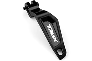Modeer Per YAMAHA TMAX560 TECHMAX 2020-2023, TMAX 530 DX/SX 2017-2019, TMAX 500 2008-2011 Moto CNC Alluminio Leva Freno di Stazionamento Accessori (Nero)