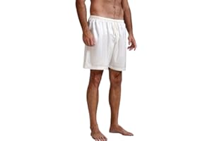LONXU Mens Silk Satin Pajamas Shorts Boxer Free p&p S~4XL