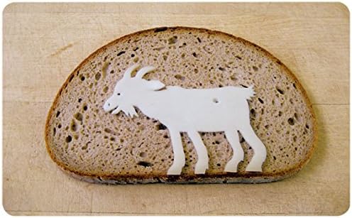 Inkognito Breakfast Board Food Bread and Cheese Goat Brown / White