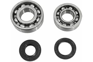 MOTODAK Cojinete de mbiellaje + junta ciclo p2r compatible con peugeot 103 (kit 6204 + 6203 zkl acero c3-junta nitrilo)
