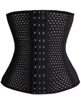 Damen Korsett Corsage Waist-Trainer Cincher mit 4 Stahlstäbchen Dessous Lingerie Mieder Unterbrustkorsett Korsage...