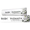 Sri Sri TATTVA shuddhta ka naam Sudanta Ayurvedic Herbal Gel Fresh Breath Toothpaste - All Natural,Sls Free,Fluoride Free Tooth Paste With Charcoal,Salt & More - 100G(Pack Of 1),For Kids And Adults