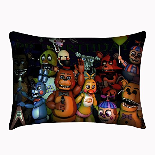 Custom Five Nights at Freddy's Pillowcase/Fundas para almohada Bear Pillow Cushion Cover Pillowslip Size 20x30 Inch