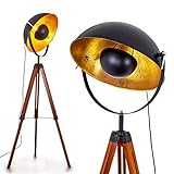 BESONDERHEITEN: Der Lampenschirm dieser Bodenlampe kann nach oben und unten verstellt werden und ist höhenverstellbar. Die Leuchte verfügt über einen Fußschalter am Kabel.