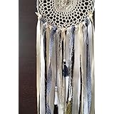 Handgemachte kundenspezifische Bohemien / Hippie Spitzenbesatz & Farbband Traumfänger - Kinderzimmer / Zimmer - Bohemien Wand Dekoration
