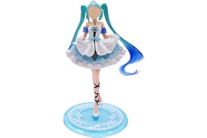 Babioms Figura Cendrillon, Muñeca de dibujos animados Niña Adornos Hatsune Miku PVC Figura de Acción Modelo Cendrillon Anime Personaje Muñeca Decoración Adornos Fiesta Pastel Decoración Suministros