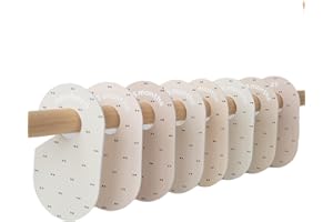 3 Sprouts - Séparateur Penderie Bébé - Organisateur de Taille pour Vêtements de Bébé et Enfant - Lot de 8 (Double Point)