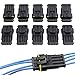 Produktbild 10 PCS 4 Pin Way Superseal Wasserdicht Motorrad Roller elektrischen Terminal Connector Stecker für KFZ Auto Truck Marine für für 0,3–0,5 mm² Draht