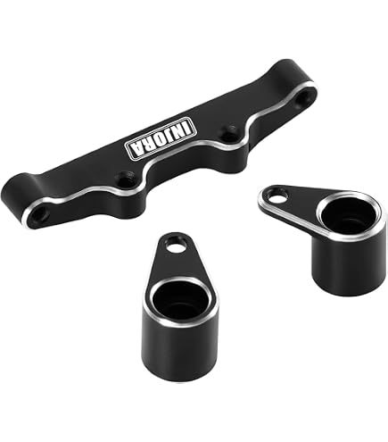 SUNGOOYUE Moteur Brossé de Voiture en Métal 1/24 RC, Moteur Brossé Léger à Faible Bruit 030 55T avec Engrenage 11T Compatible avec la Voiture AXIAL SCX24 1/24 RC
