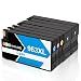 Produktbild GPC Image 953 XL Remanufactured Tintenpatrone für HP 953XL 953 XL Kompatibel für HP Officejet Pro 8710 8720 8715 8730 7740 8740 8725 8218 8718 8719 druckerpatrone (2 Schwarz,Cyan,Magenta,Gelb5P)