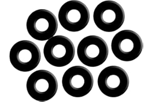 Othmro - O-ring in gomma fluoro, diametro 3 mm, diametro 1 mm, spessore 1 mm, guarnizione di tenuta, confezione da 10