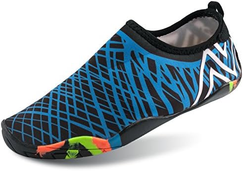 Barefoot Aqua Water Shoes,LEADFAS Quick Drying Water Skin Footwear Unisex Men Womens Lightweight Water Socks for Beach Pool Swim Surf Exercise Slip On Yoga Shoes Skin Trainer