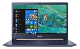 Acer Notebook Swift 5 SF514-52T-85A9, Processore Intel Core i7-8550U, Ram 8 GB DDR3, 256 GB Intel PCIe SSD, Windows 10 Home, Display 14' FHD IPS Multi-touch LCD, Blu