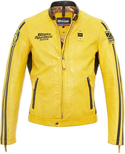 Preisvergleich Produktbild Blauer USA Garret Lederjacke M Gelb