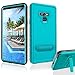 Price comparison product image XBK Samsung Galaxy Note 9 Case, Support Wireless Charging Waterproof Shockproof Snowproof Dirtproof Case with Kickstand Compatible with Samsung Note 9 (Teal)