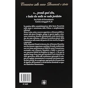 Comunione sulla mano. Documenti e storia