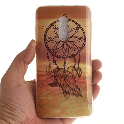 Cozy Hut Lederhülle / Ledertasche / Hülle / Case / Cover / Etui / Tasche Bunte Muster Weich TPU Handy Hülle für Xiaomi Hongmi Redmi Note 4 (5.5),Ultra Slim Dünn Silikon TPU Transparent für Xiaomi Hongmi Redmi Note 4 (5.5) Hülle , Premium Handy Tasche Schutz Hülle Case Cover Etui Strass Schutz schutzhülle Bumper Schale Silicone für Xiaomi Hongmi Redmi Note 4 (5.5) – Traumfänger - 5