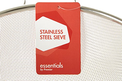 Premier Housewares Edelstahl-Sieb mit 2 Griffen - 9