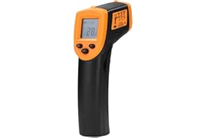 Fesjoy HW600 Termometro a infrarossi senza contatto portatile Display LCD Misuratore di temperatura, Termometro industriale digitale IR Termometro a pirometro laser, -50~600 ° C / -58~1122 ° F