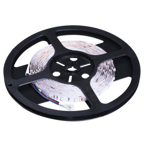 LED Strip Licht Streifen 5m Band Leiste mit 300 LEDs (SMD 3528) inkl. Netzteil & Fernbedienung - 2