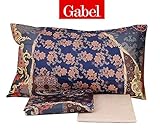 Gabel Completo Copripiumino Matrimoniale INCANTO VAR Stampato su madapolam di Puro Cotone da 58 Fili al cmq.