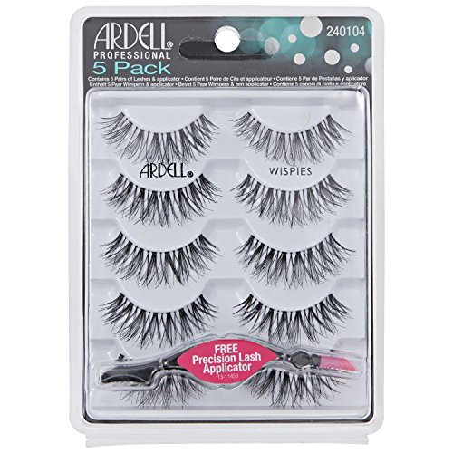 Ardell Professional 5 Pack Wispies with Precision Lash Applicator