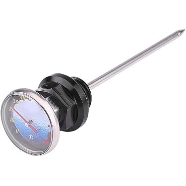 Astina Livello Olio Magnetica In Alluminio Con Indicatore Temperatura Per Harley-Davidson Sportster XL1200XS 2018-2019 E Modelli Compatibili (2004-2019)