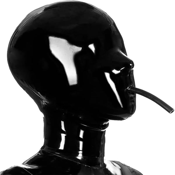 Latex Masker met O-ring Gag van Studio Gum M4C-r