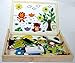 Produktbild AeMBe - Spielzeug - Magnet aus Holz Zeichnung Maltafel Lernspielzeug Staffelei Schreiben - Leute, Tiere, Magnetformen und Holzkasten für Kinder ab 3 Jahren