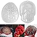 Produktbild Unomor Halloween Puddingform Gehirn Zombie Brain Party Deko - 2 Pack