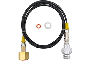 rovrai Adattatore CO2 tubo ad alta pressione 1,5 m per macchina Grohe Blue Home da 2 – 10 kg bombole serbatoio cilindro