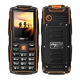 triple sim handy ★【stone Handys größer und schwerer】dieses Outdoor Senior Handy hat eine Größe von 13,9 cm * 6,2 cm * 2,2 cm, Gewicht ist 300g mit Akku, so ist es größer und schwerer als normale Handys. Sobald Sie das Produkt erhalten haben, müssen Sie den Batterieschutz entfernen, um es einzuschalten