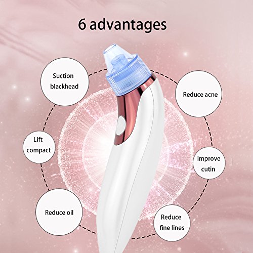 Electric Gesichts Pore Cleanser,Richoose Multifunktions-USB-Massager Gesichtsreiniger Blackhead Akne Entferner Anti Aging Exfoliator zur Förderung der Haut Gesundheit - 7