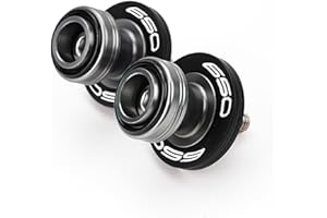 ZEXDDI Passend für Z650 RS Ninja 650 EX650 2017–2025 Versy650 Motorrad CNC 2 Stück M8 Schwingenspule Slider Ständer Schraube Z 650 Ninja650 Z650RS Schwingenschieberspulen (schwarz)